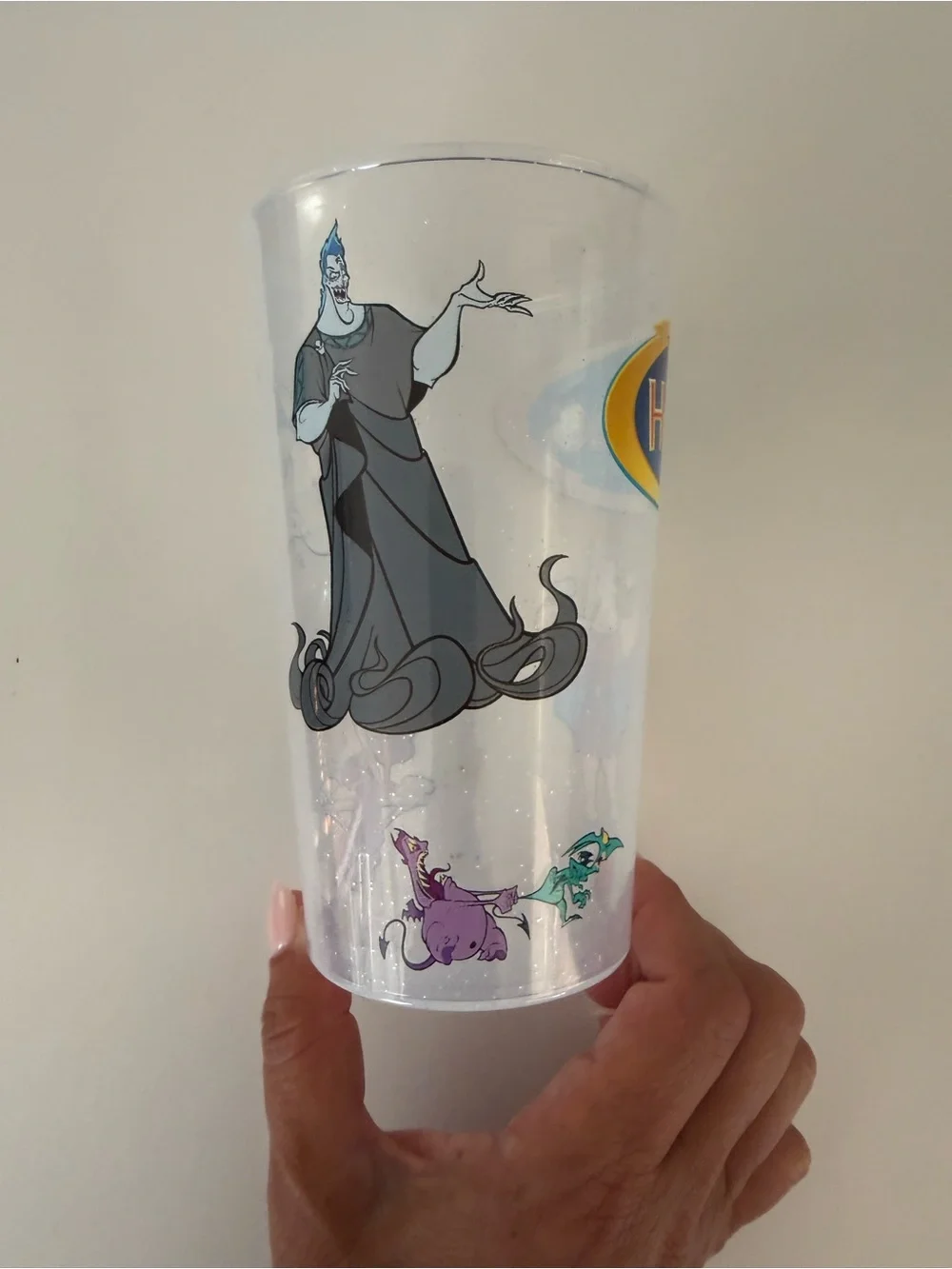 Rundisney 2026 Disney Virtual Race Hercules Clear Plastic Cup